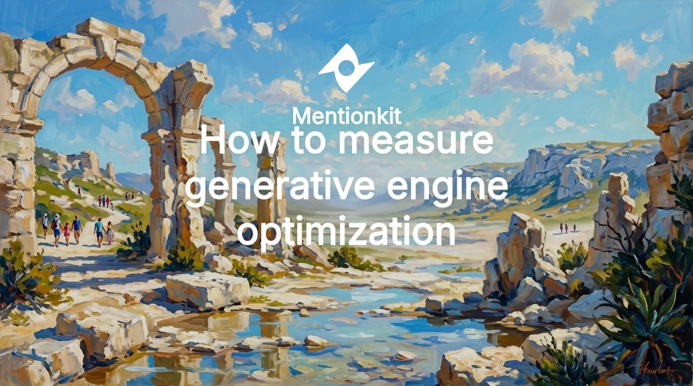 How to measure generative engine optimization