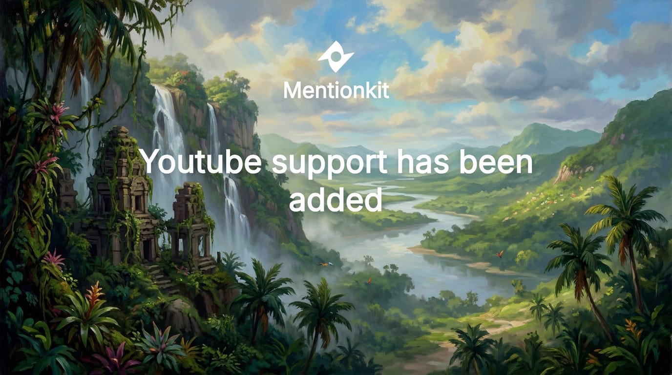 Youtube support has been added